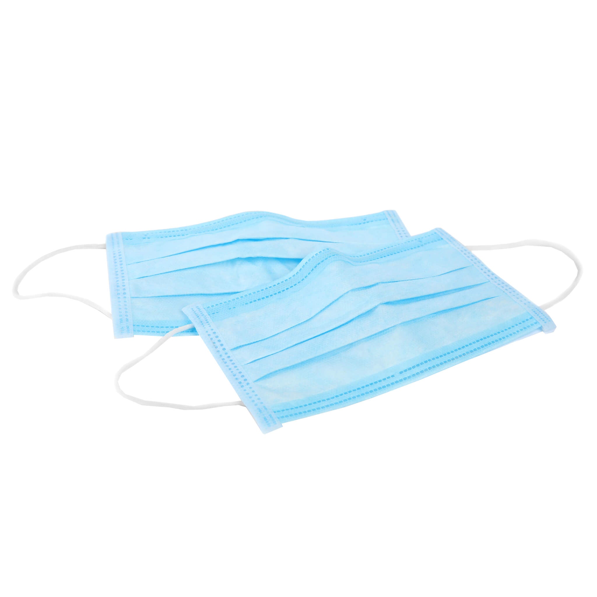 2 masks out of box 3 ply disposable medical face mask