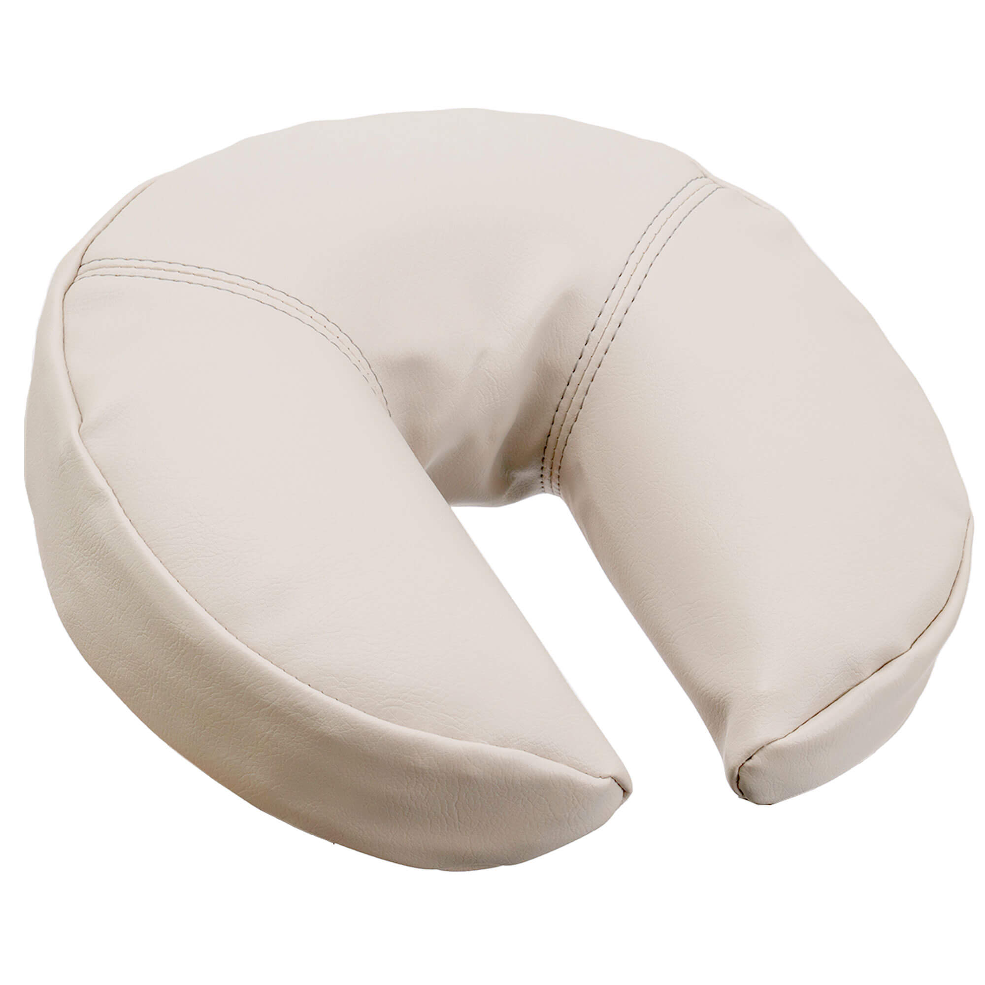 BodyBest Vinyl Face Cradle Cover Vanilla on crescent pad