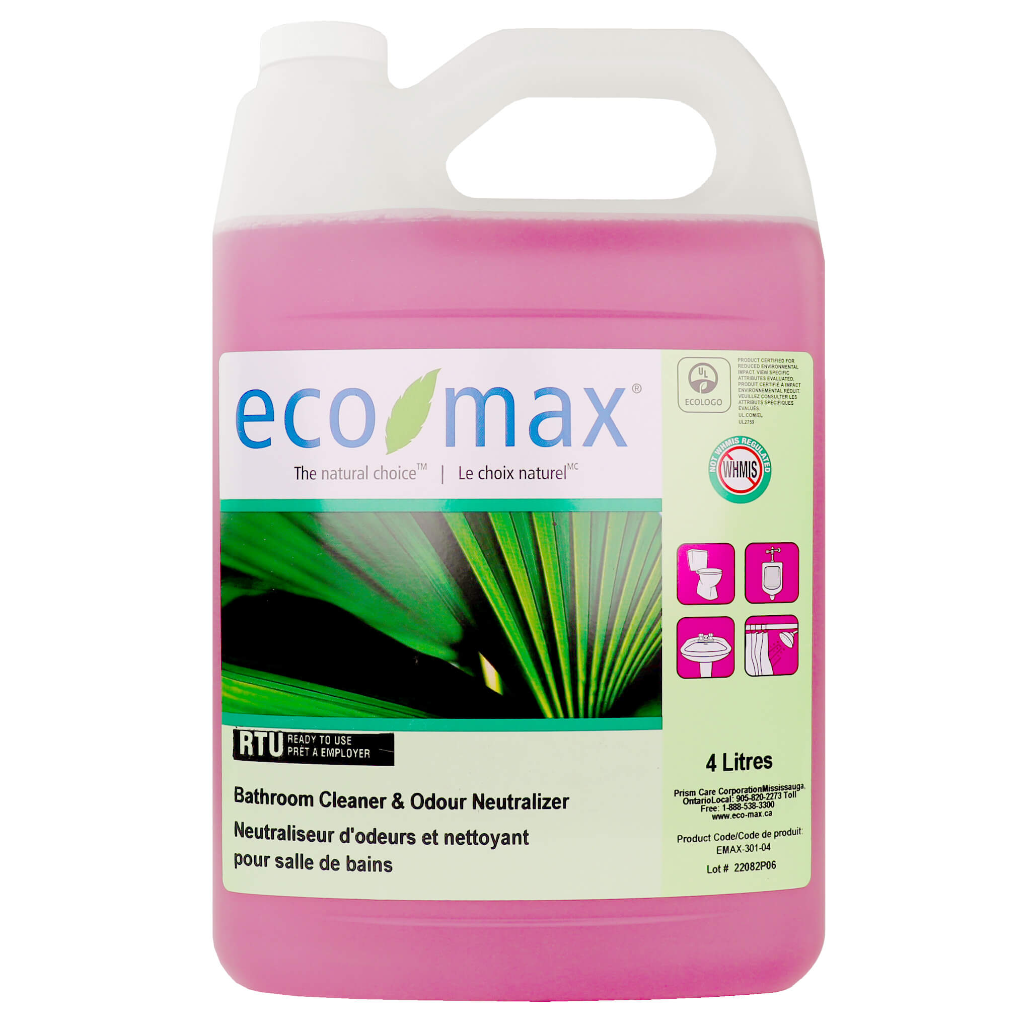 Ecomax Bathroom Cleaner and Odour Neutralizer