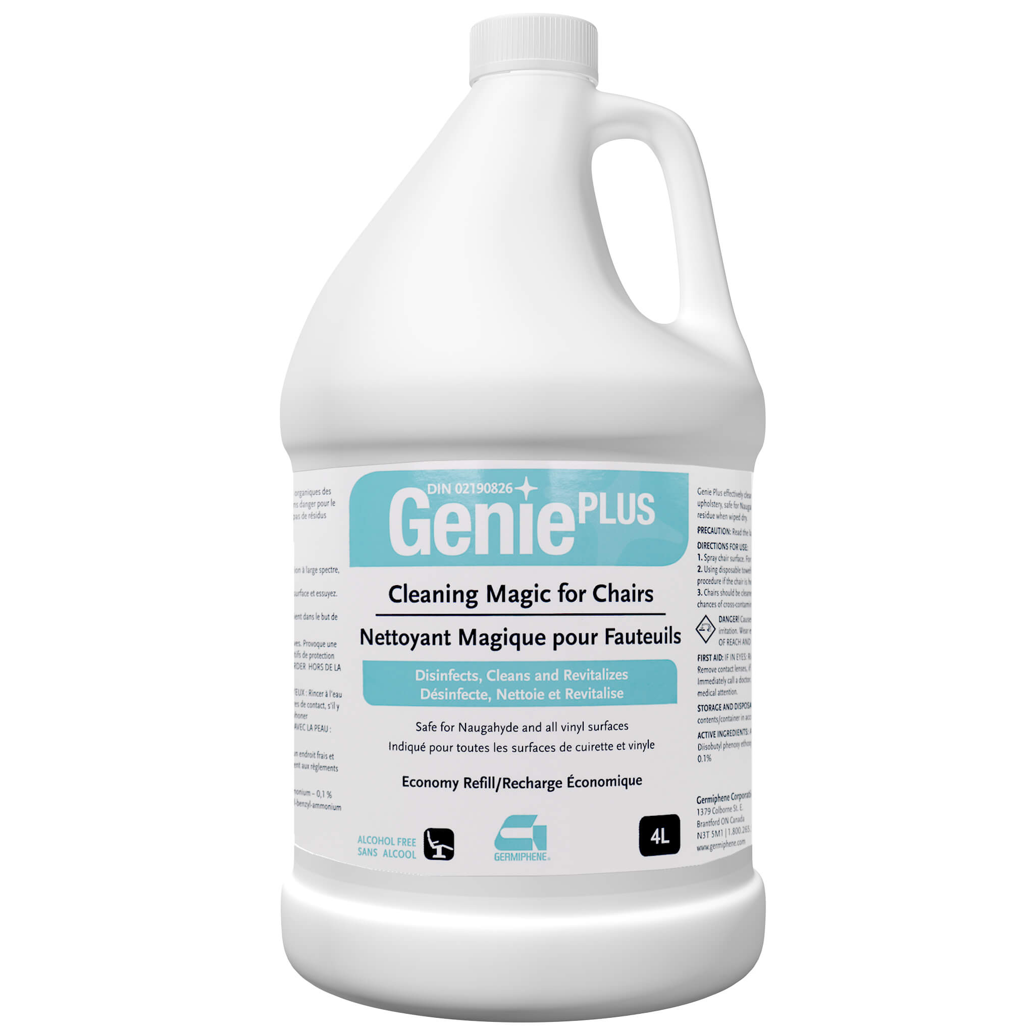 Genie Plus Massage Table Vinyl Cleaner 1 gallon jug