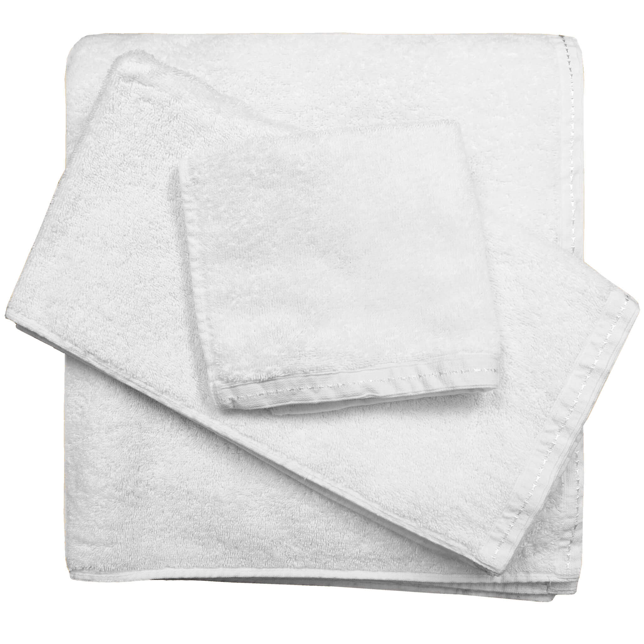 Organic Cotton Towel Set White