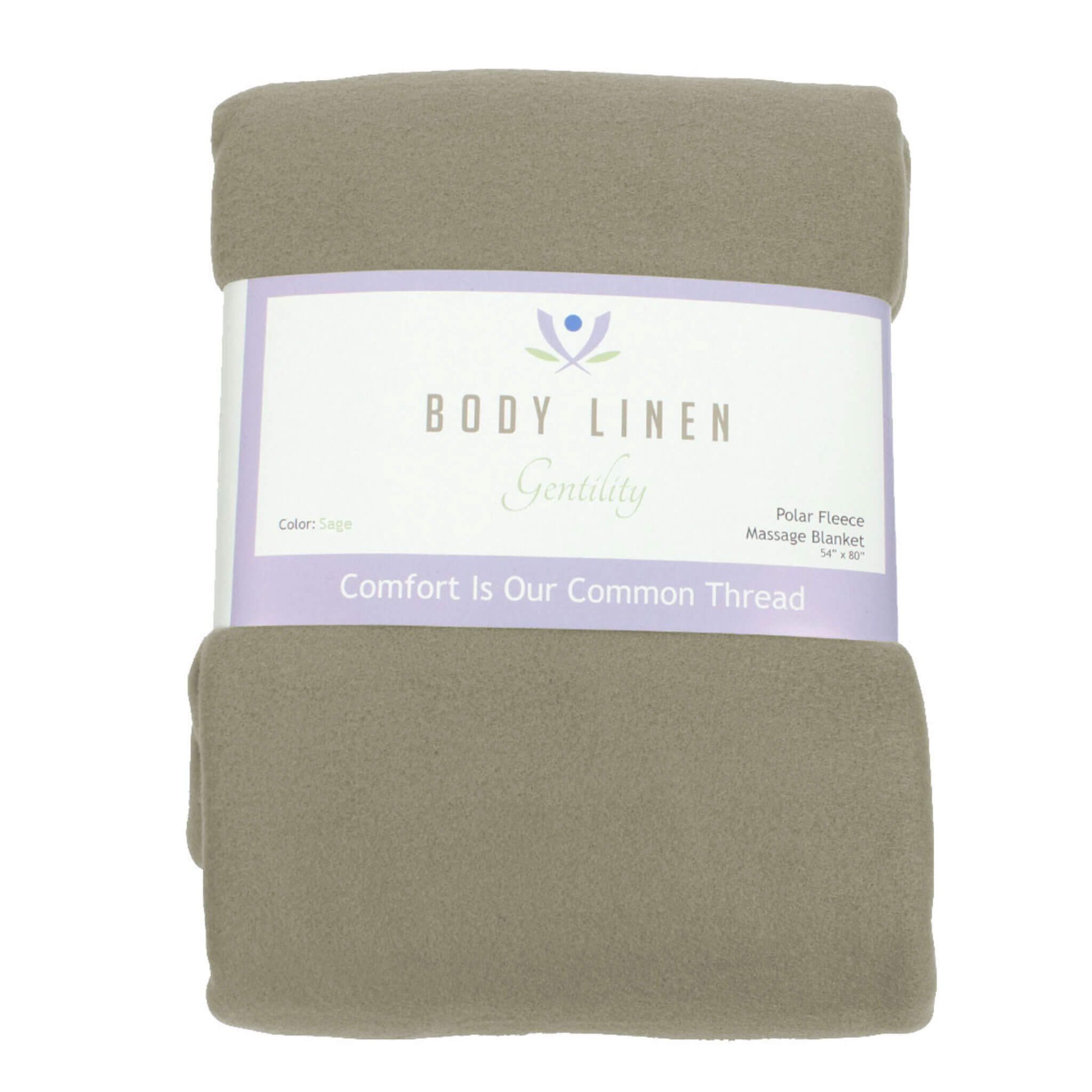 Treatment table fleece blanket color sage