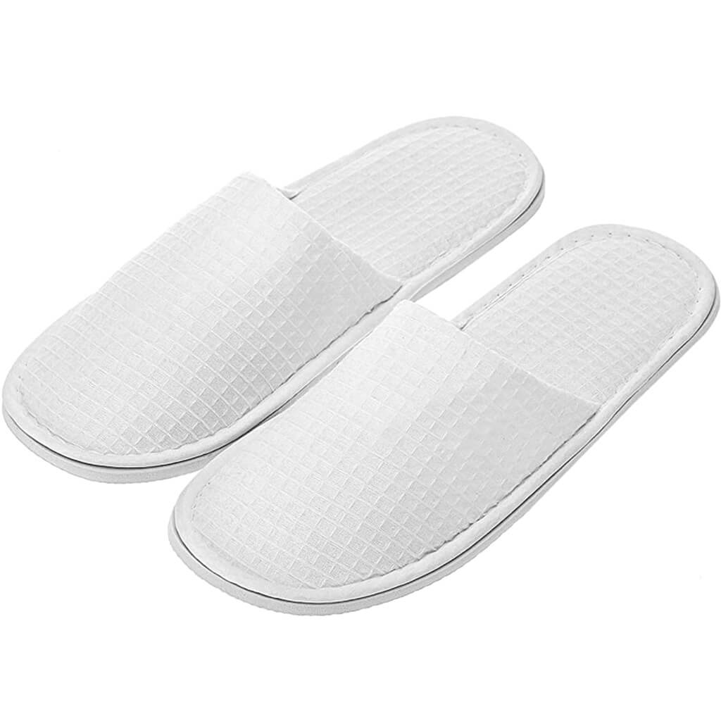 Washable Waffle Spa Slippers from WR Linens