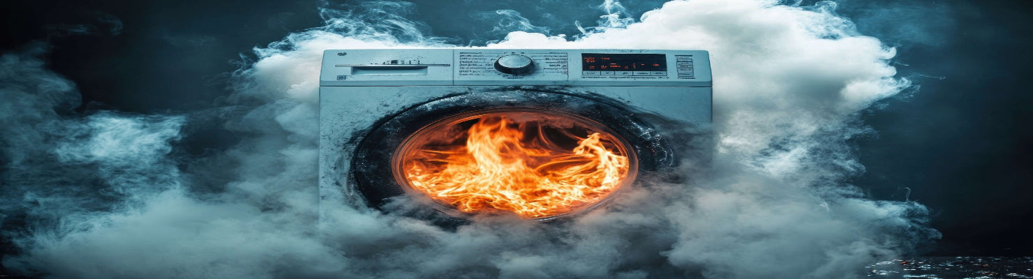 fire in a dryer