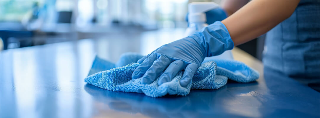 Janitorial and cleaning supplies for clinics, hospitality, and long term care facilities.