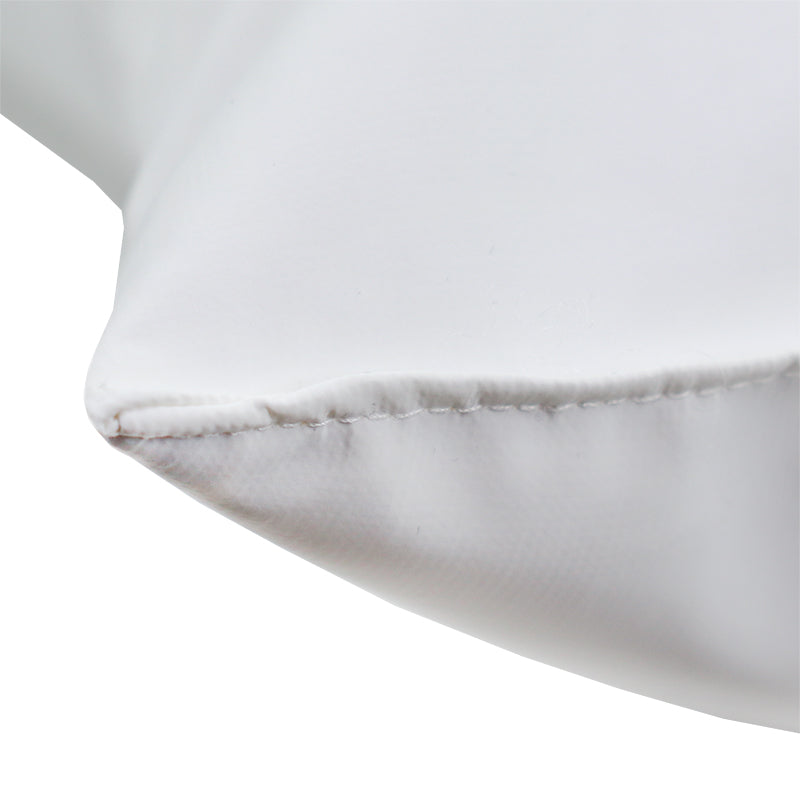 Vinyl Covered Standard Pillows 18x24 tag and info label