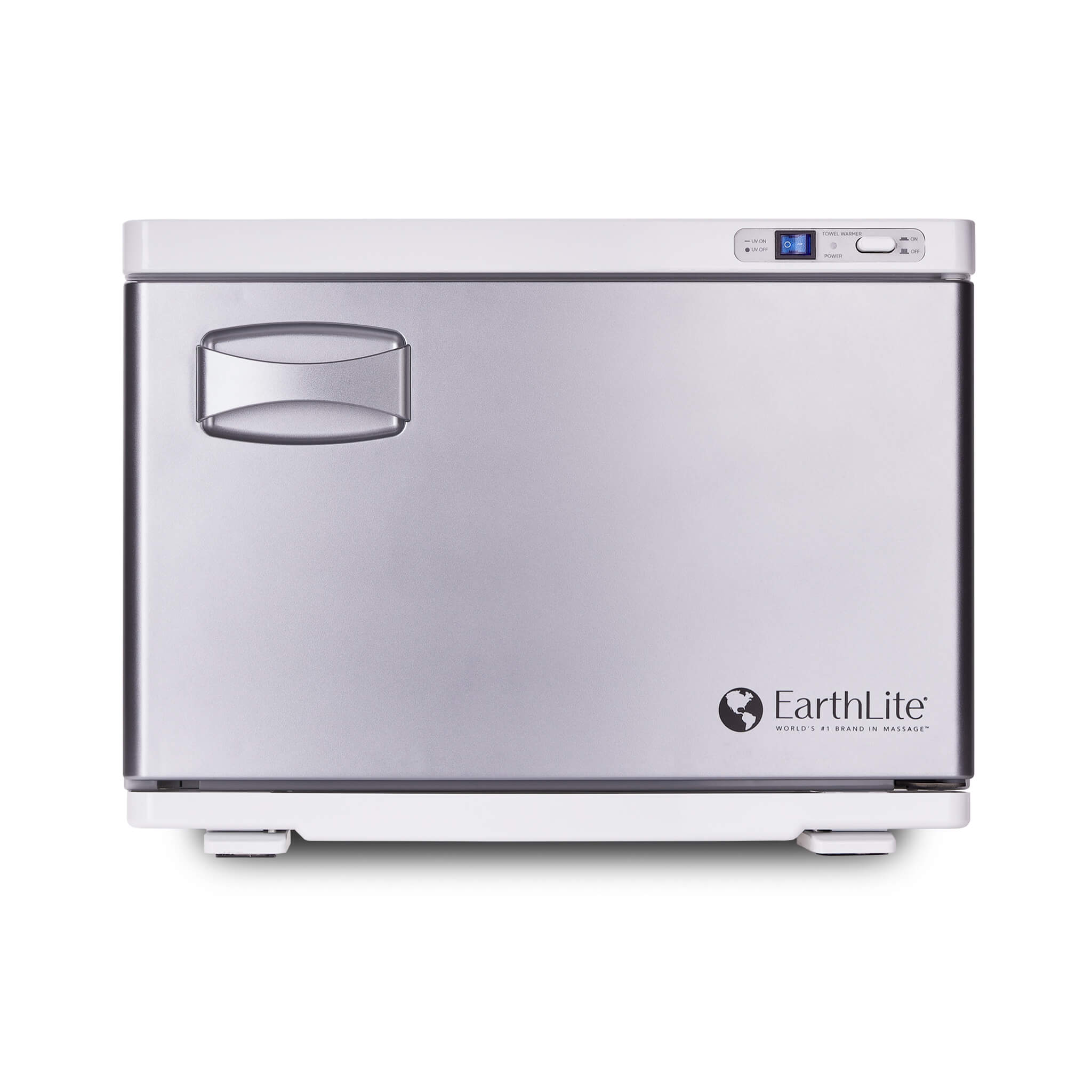 Earthlite Standard UV Hot Towel Cabinet White Front