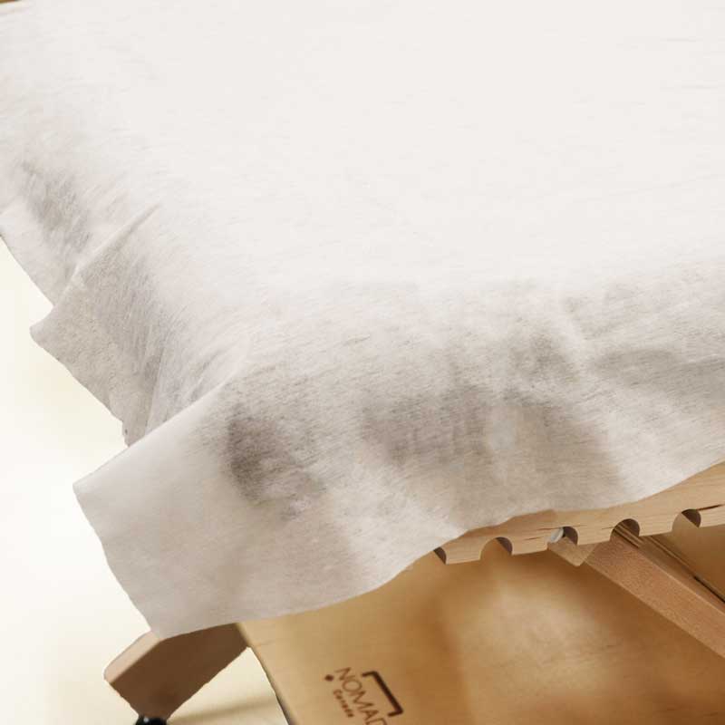 Disposable Massage Table Sheets 34x75 covered corner