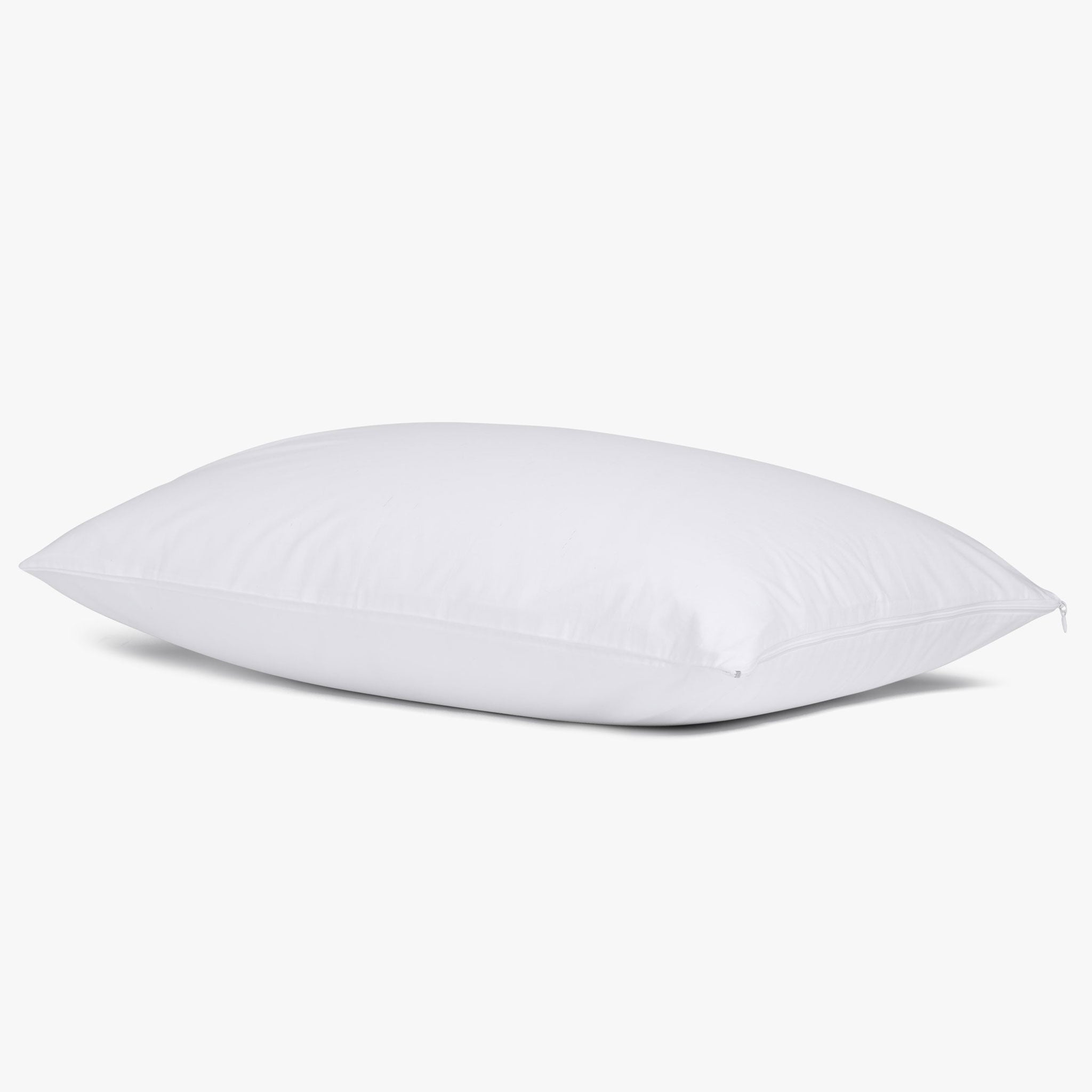 Percale Zippered Treatment Table Pillowcase Protectors 21x27  zipper view