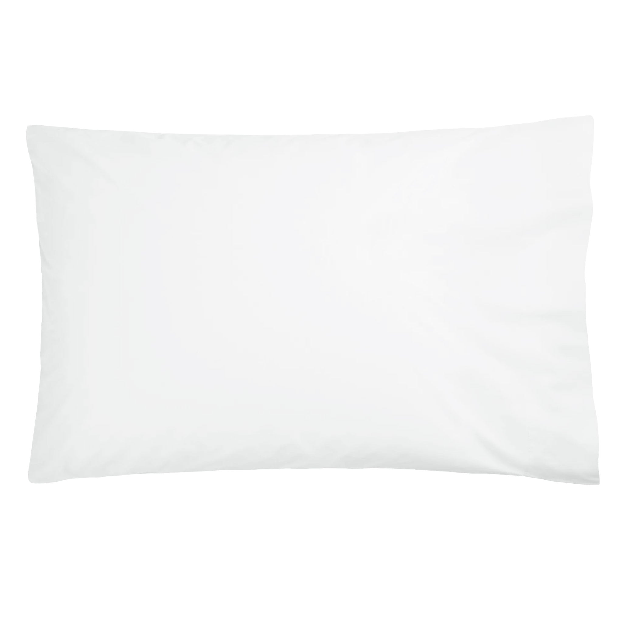 Percale Zippered Treatment Table Pillowcase Protector showing top 21" x 27"