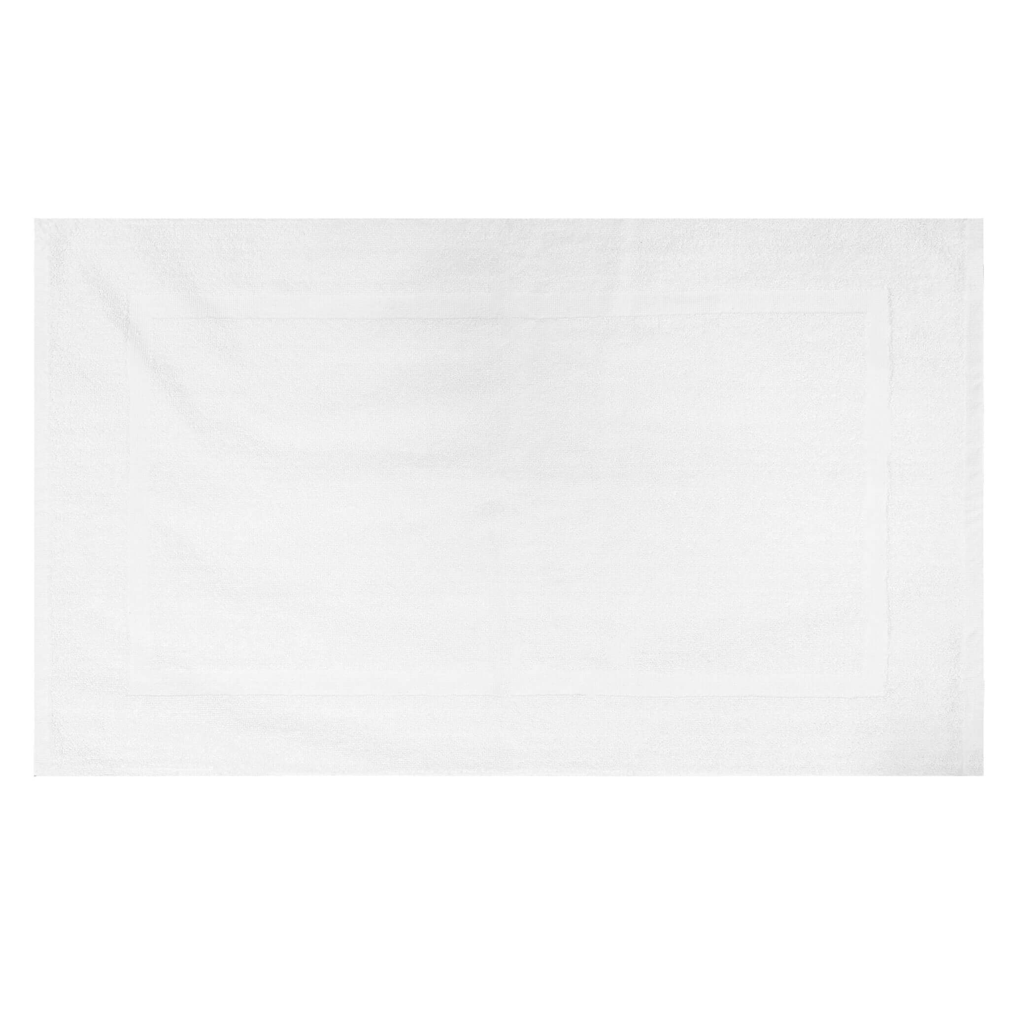 Standard Bath mat laid out flat white 200 x 30