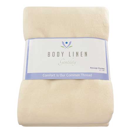 Gentility Polar Fleece Massage Table Blanket natural