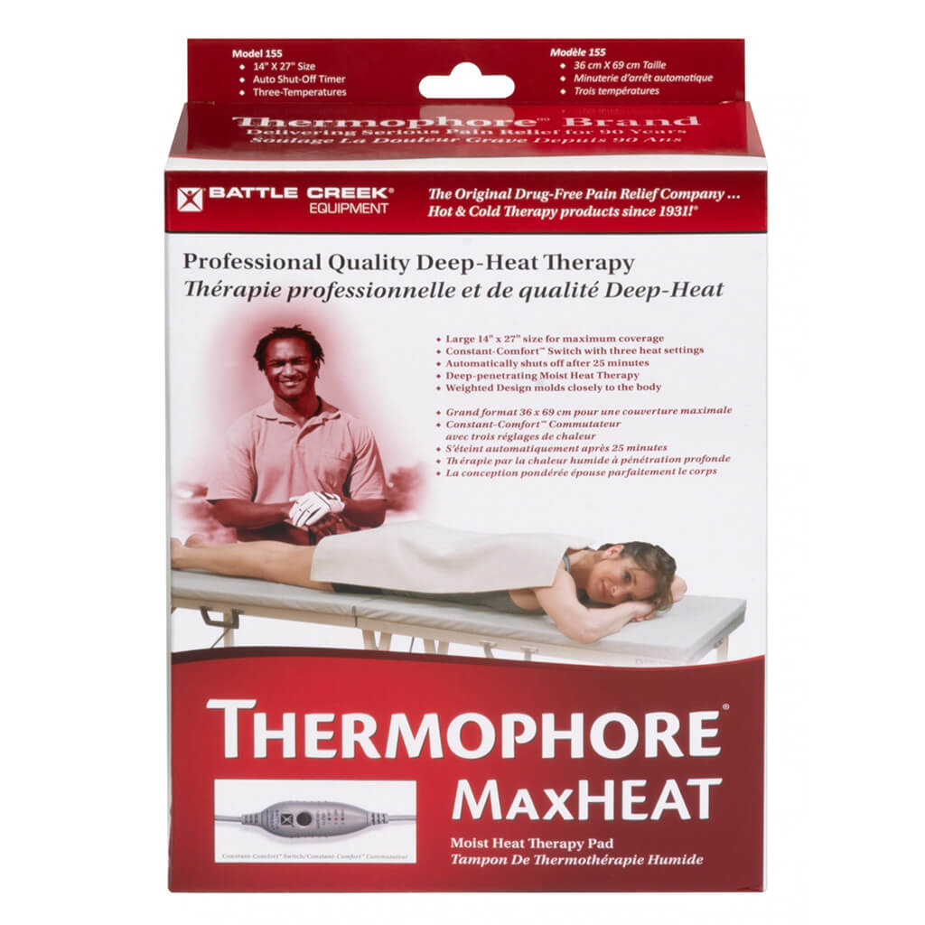 Battlecreek Max Heat heating Pad 14 x 27" Boxed from WR Linens