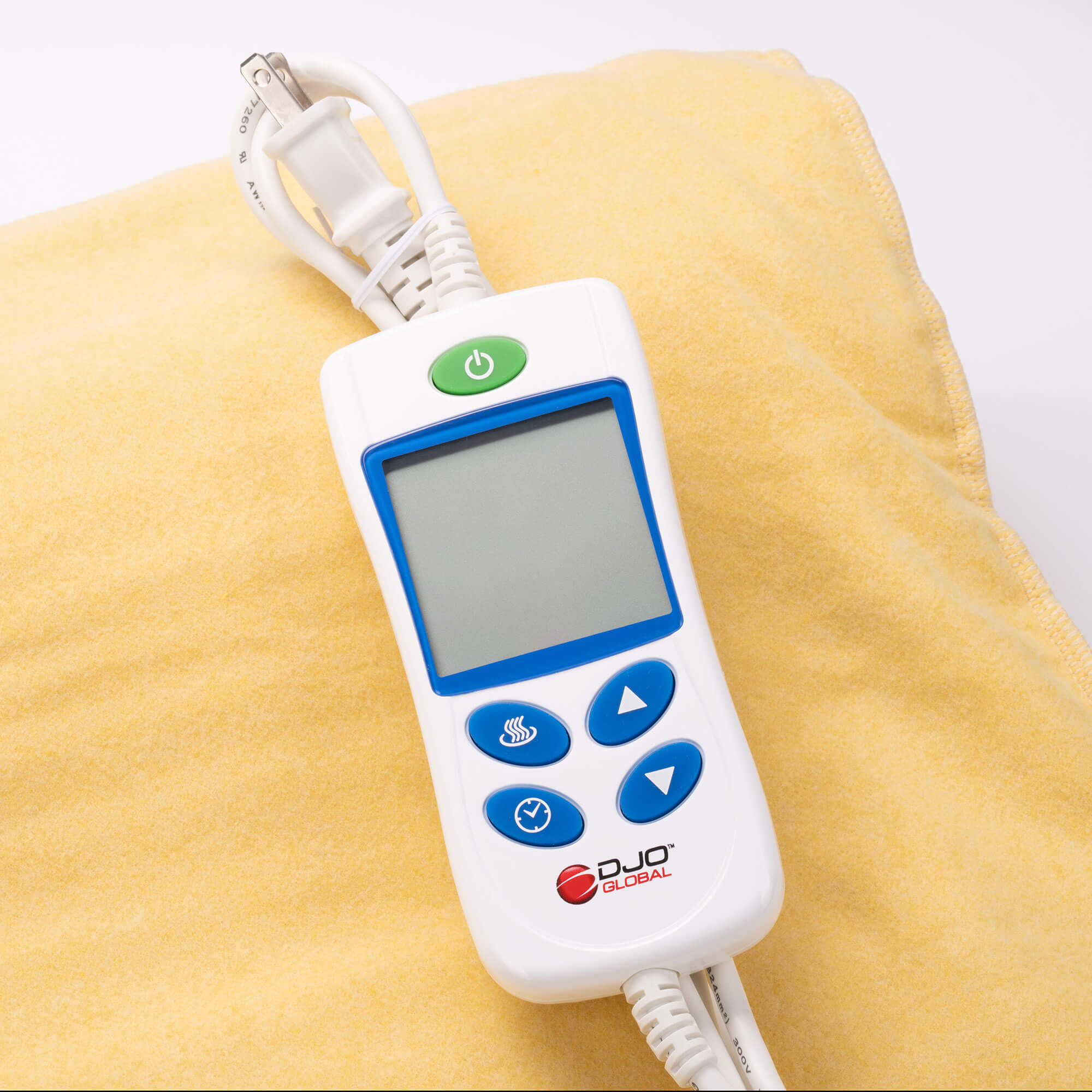 Theratherm Moist Heating Pad showing control unit from WR Linens