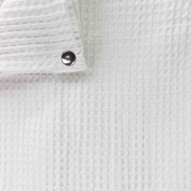 Waffle Spa Wrap - Long front of snap from WR Linens